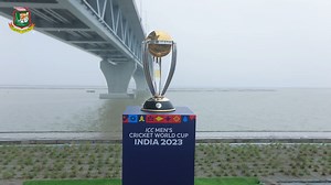 708K views · 10K reactions | The iconic Padma Multipurpose Bridge becomes a momentous stop in the ICC Cricket World Cup 2023 trophy's global journey. #BCB | #cricket | #iccworldcup2023 | Bangladesh Cricket : The Tigers | Facebook