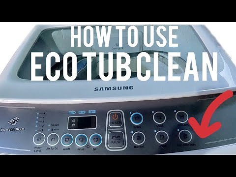 How to use Eco Tub Clean I Samsung Automatic Washing Machine