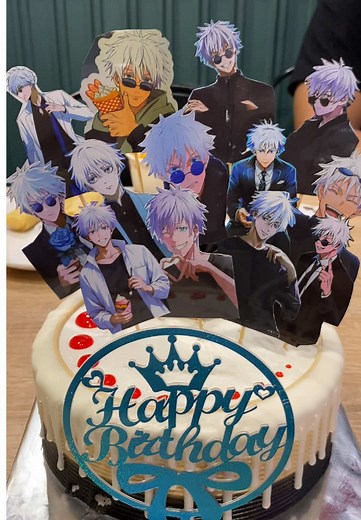 Gojo Satoru Birthday Cake Ideas