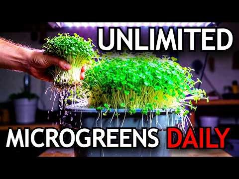 Microgreens That Never Stop Growing — 5-Minute Bucket Farming System Anyone Can Start