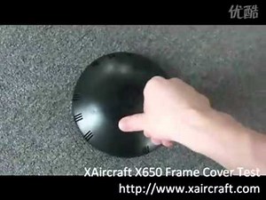 XAircraft X650 QuadCopter-Frame Cover Test