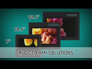 Rugged HMI Solution with IP67 Protection Class – 7”, 10.1”, 12.1