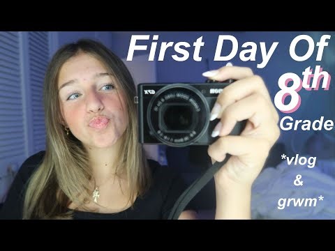 First Day of 8th Grade Vlog!┃The Back to School Series