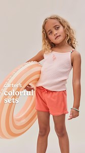 Colorful sets, ✅ breezy fabrics, ✅ new prints. ✅ Get up to 50% off the summer drop & find your vacay vibe. 🌊​ *Ends 6/9. Savings based on MSRP or original ticketed price. Select styles. Exclusions apply.​ Available only in participating stores. | Carter's