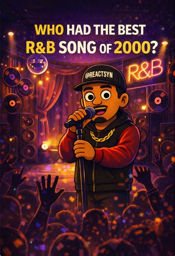The year 2000 was a crazy time for R&B. 🔥 So many timeless songs dropped that year — slow jams, radio hits, and records that still hit the same today. But if you had to choose ONE song that defined R&B in 2000… what would it be? Was it the smooth love song? The club anthem? Or the heartbreak classic? Drop the song title in the comments and rate it 1–10. Let’s see which record the culture chooses as the best R&B song of 2000. This debate might get heated. 👀