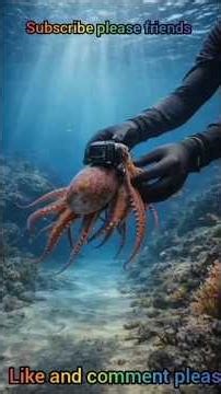 the octopus in the underground sea and looking to a camera #trending #shorts #octopus #usa #viral