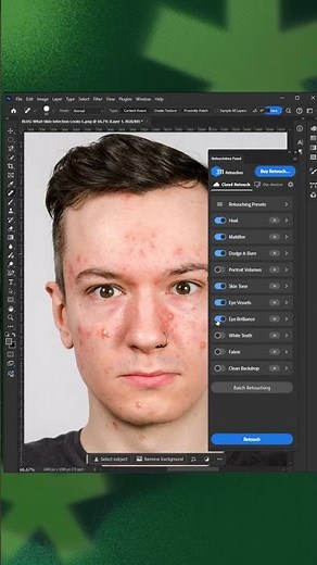 Remove Face Spots in Photoshop Like a Pro! | Quick & Easy Skin Retouching Tutorial