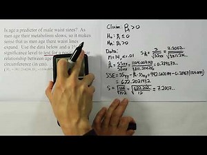 Testing a hypothesis about the slope of a regression line, problem 2