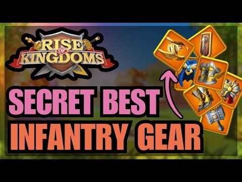 The UNKNOWN BEST Infantry Equipment! Infantry Equipment GUIDE! Rise of Kingdoms