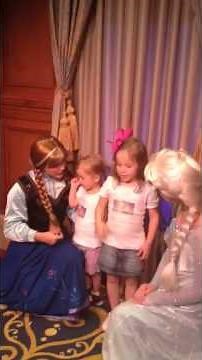 Meeting Anna and Elsa