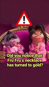 Did you notice that Fru Fru’s necklace has turned to gold?#celebrity #zootopia2 #frufru #mrbig