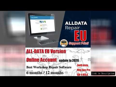 Alldata EU Online Account Auto All Data EU Haynes PRO Workshop Car Repair Software Database Auto Wir