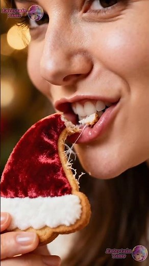 ASMR Cookie CRUNCH Satisfying Christmas Eating Sounds