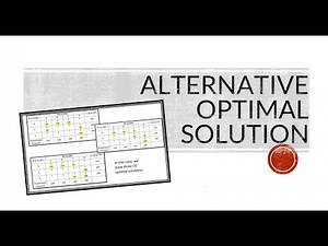 Maximization Transportation Problem Part 3 (Alternative Optimal Solution)