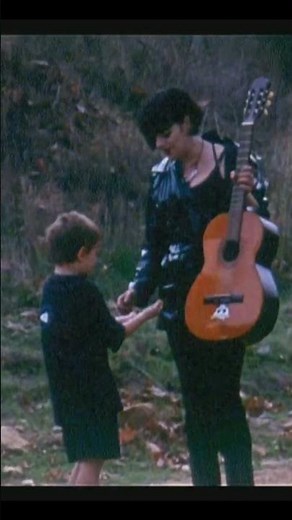 NINA HAGEN plays with her young son 1997 #ninahagen
