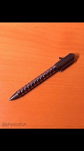Crushmetric Pen: the Switch Pen, Galactic Black foil edition- a favorite recent find of functional kinetic art based on materials science and tessellation origami techniques. The crushed state can be reversed over and over in this incredible design by artist/inventor Noah Deledda @noahdeledda, also known for his similar sculptures created from aluminum cans. Wonderful and affordable kinetic art object that is a practical ballpoint pen. ➡️ Follow the link in my profile for info on how to obtain t
