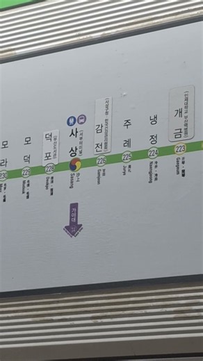 부산2호선 노선도