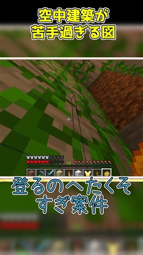 [Beginner's Common Experiences] I'm terrible at building in the air, and I get bullied by monster...