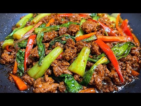 Easy Ground Pork Stir-Fry | Quick & Tasty Budget Pork Meal💰