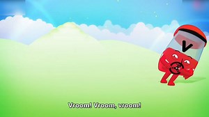 一个动画教会你字母v的拼读