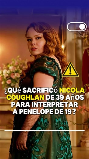 ¿Qué sacrificó Nicola Coughlan, de 39 años, para interpretar a Penelope, de 19? #fyp #celebrity #Bridgerton #penelope #nicolacoughlan