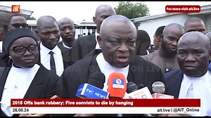 2018 Offa bank robbery: Five convicts to die by hanging | AIT Online