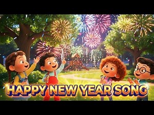 🎆 Happy New Year Song 2026 | Fireworks & Countdown for Kids | Fun Nursery Rhymes