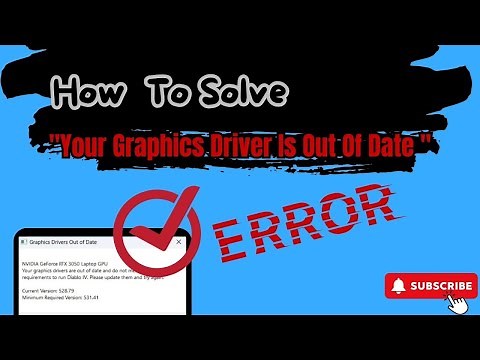How to solve “your graphics driver is out of date” error (Step By Step) 2025
