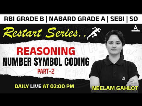 Reasoning Number Symbol Coding Part 2 | Reasoning Classes for RBI Grade B & SEBI Grade A
