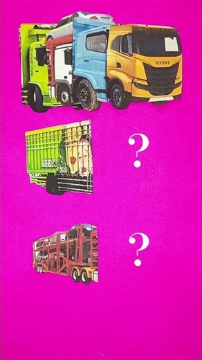 TRUK TRAILER VS TRUK TRONTON #shorts