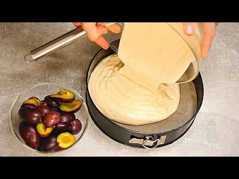 Einfacher 5 Minuten Zwetschgenkuchen, der in Ihrem Mund schmilzt! Kuchen Rezepte schnell und lecker