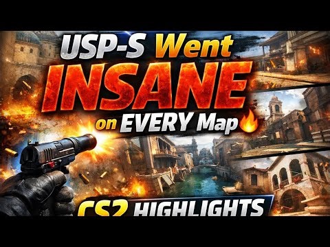 USP S Went INSANE on EVERY Map 🔥 CS2 Highlights