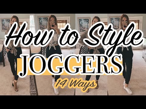 What to Wear with Joggers ~ 14 Looks! Styling Joggers I How to Style Joggers Womens Jogger Ouitfits