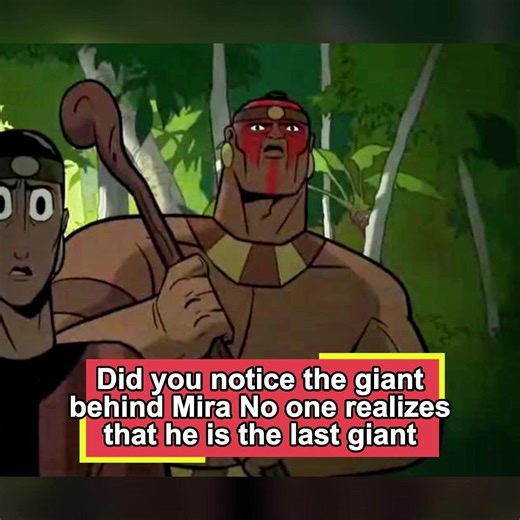 Did you notice the giant behind Mira? No one realizes that he is the last giant#primal#giant#animation#cartoon#usa