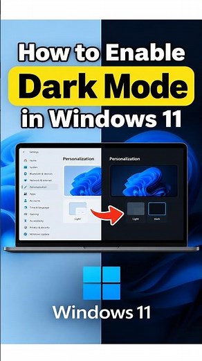 How to Enable Dark Mode in Windows 11