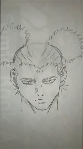 SKETCHING A CHARACTER DESIGN FOR MANGA #art #mangaart #manga