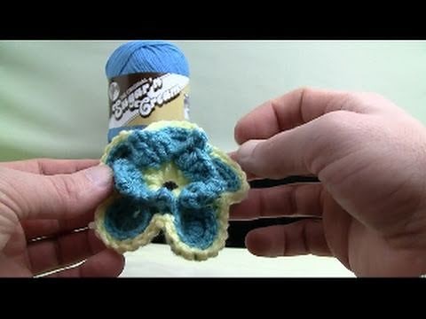 How To Crochet Pansy Flower | EASY | The Crochet Crowd