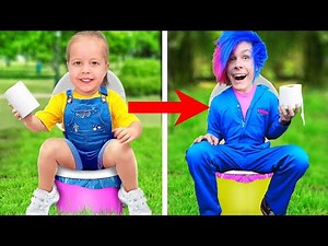 Robby tries 18 Fun and Easy Lifehacks By 5 Minute Crafts Compilation #34