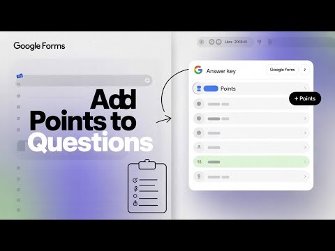How to Add Points in Google Forms (Quiz Mode)!