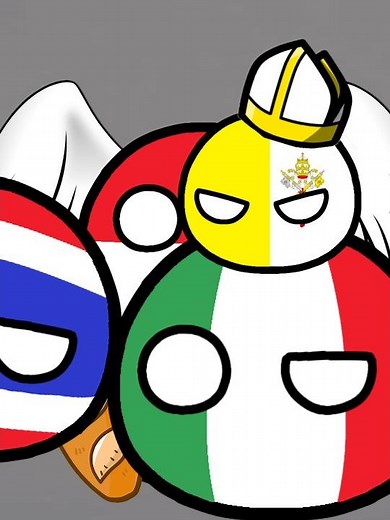 Russia VS Japan [Repost] #countryballs #Polandball