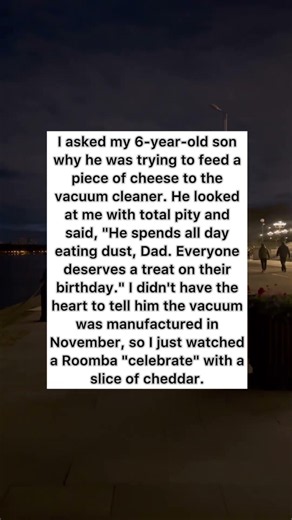 Vacuum Cleaner's Birthday Treat! 🧀 #funny #shorts #humor