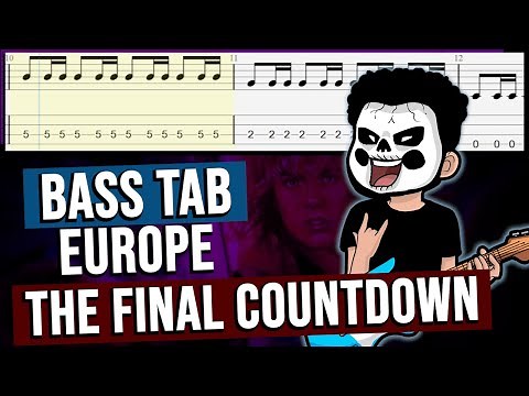 Europe - The Final Countdown Bass Cover (+ Tab) | Dotti Brothers #basscover #bass #tabs