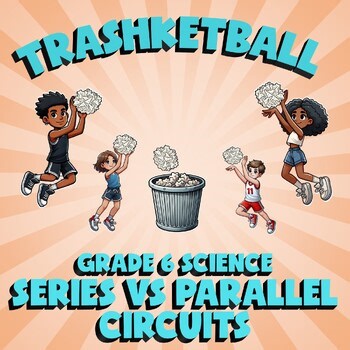 Series vs Parallel Circuits TRASHKETBALL Science Game - No Prep Grade 6 Review