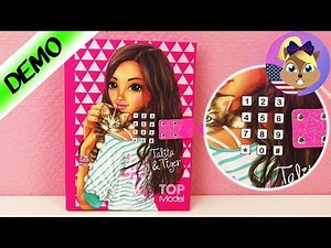 TOPMODEL Electronic diary with CODE and music - secret diary | How to change the code