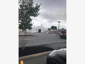 Big White Tent In Salem Parking Lot Part Of Target Remodel