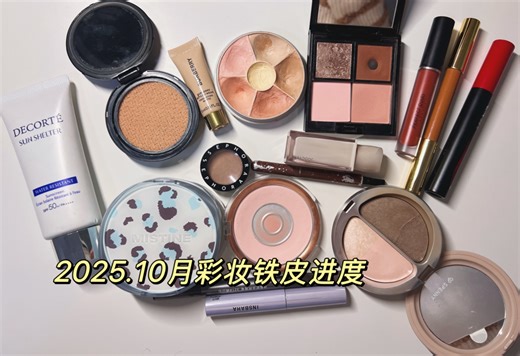 25年10月彩妆铁皮进度｜唇釉空管！新产品使用感｜hitpan
