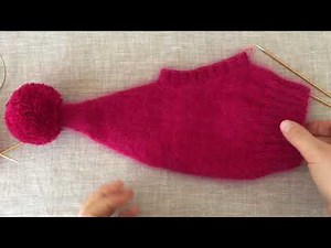 How to Work the Face Opening of a Knitted Dog Hat