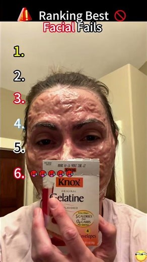 Ranking Best Facial Fails Ever#fyp #usa #facial #failmoment