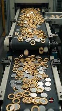 How ₹10 Coins Are Actually Made? 🪙 Factory Inside Story! #shorts