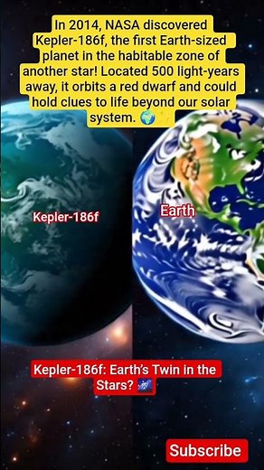 Kepler-186f: Earth’s Twin in the Stars? 🌌#Kepler186f #Exoplanet #EarthLikePlanet #NASA #Space #yt
